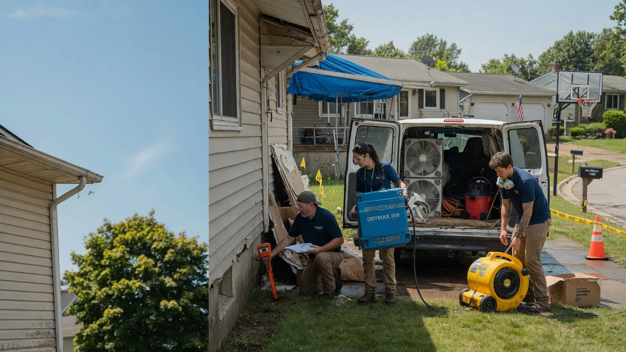 Ceiling Leak Cleanup in Ingleside, IL near me